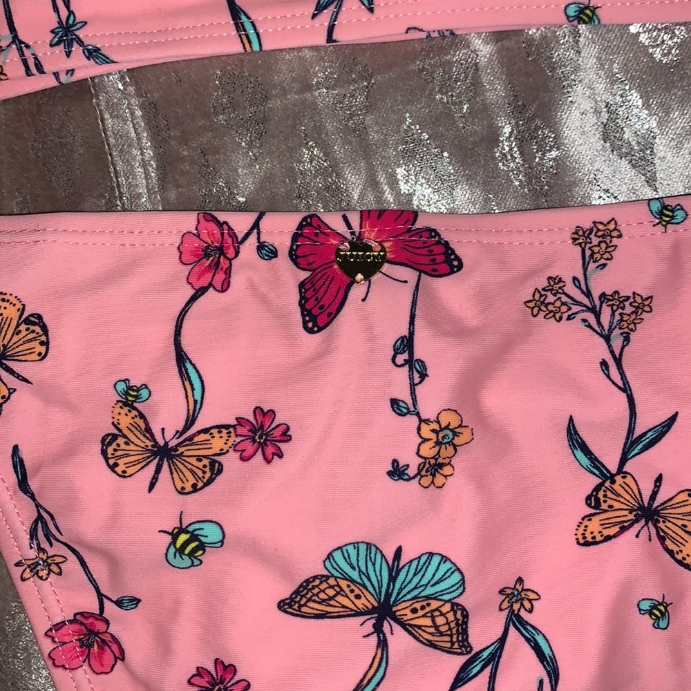 EUC juicy couture 2 piece rash tankini size 10 - Picture 6 of 9